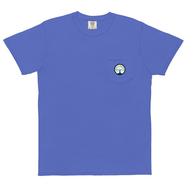 Unisex garment-dyed pocket t-shirt - Image 5