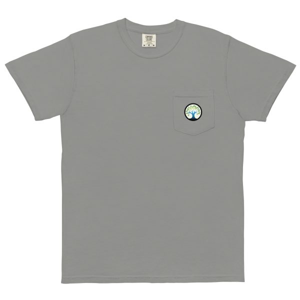 Unisex garment-dyed pocket t-shirt - Image 7