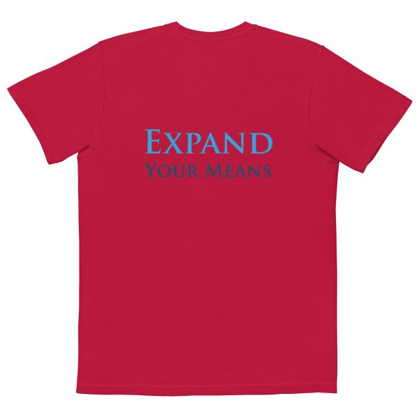 Unisex garment-dyed pocket t-shirt - Image 4