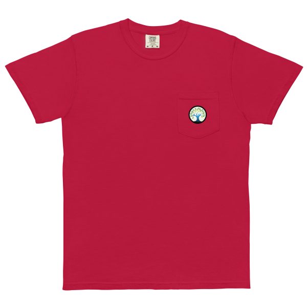 Unisex garment-dyed pocket t-shirt - Image 3